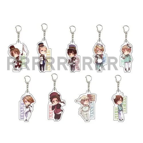 Аниме APH брелок кукла Россия китай франция Япония Италия Германия Великобритания США акриловый брелок Подвеска для подарка