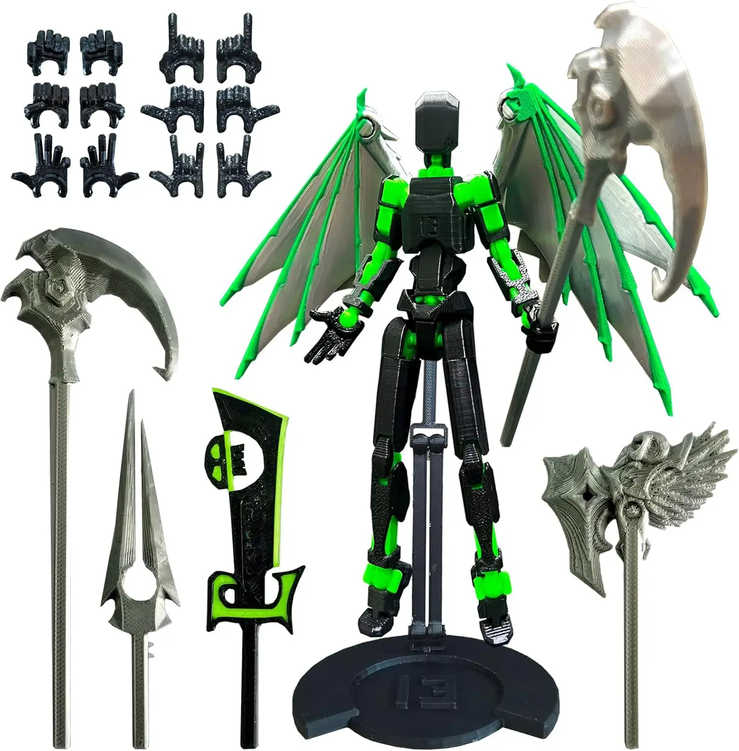 3D-Gedruckte T13 Actionfigur Mehrgelenkig Beweglicher Titan 13 Lucky Dummy Nova Roboter Actionfigur Geschenke – Detail 8