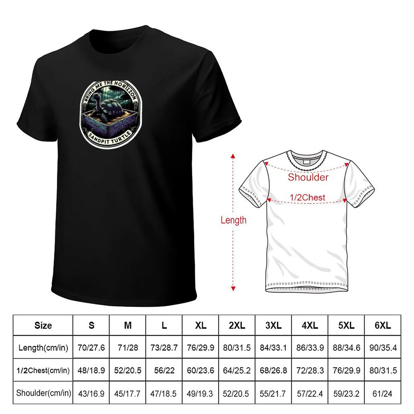 BMTH - THIS IS SANDPIT TURTLE T-Shirt Casual Streetwear Short Sleeve Tee