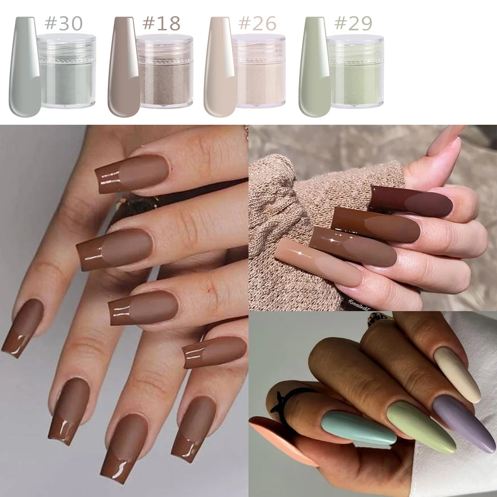 24 Kleur Acryl Poeder Professionele Nail Crystal Dust 3D Carving Dompelen Kristal Poeder 5g/Pot Dopamine Nail Decoratie poeder