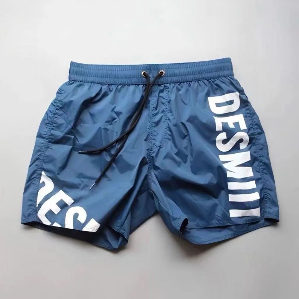 Mens Swim Trunks Gym Training Sport Shorts Summer Beach Wear Quick Dry Breathable Jogging Lightweight Casual Shorts Male 2024