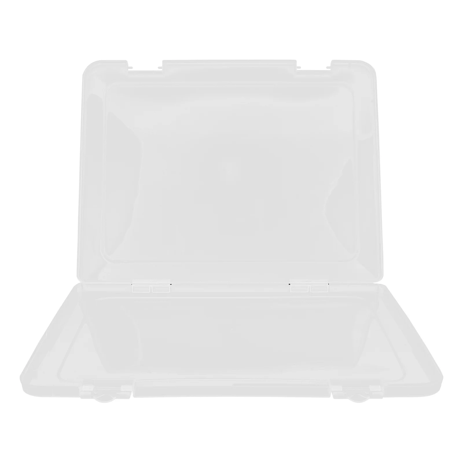 

Transparent Multi-Function Household File Box Portable Document Organizer Paper Storage Office Accessory Paper Box