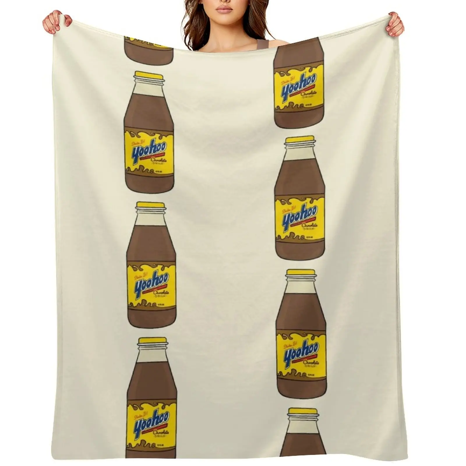 Manta de Chocolate Yoo-hoo, Manta para Picnic, Cama, Halloween, Sofás, Mantas Decorativas