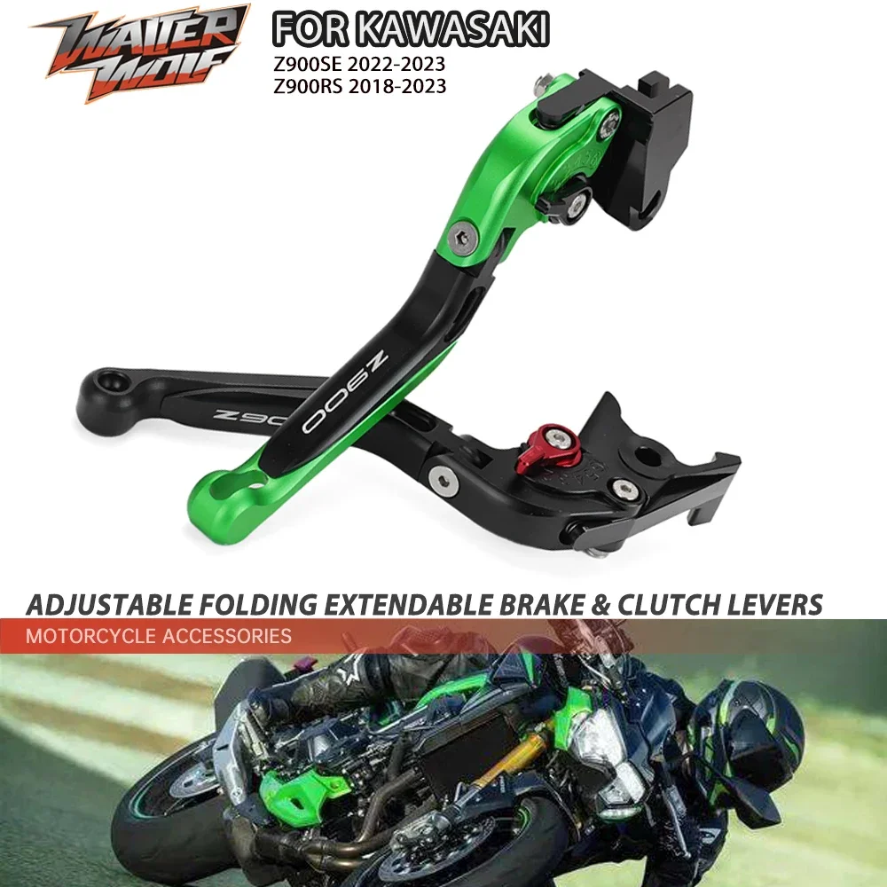 Extendable Adjustable Brake Clutch Levers For KAWASAKI Z900SE Z900RS Z 900 SE/RS 2022 2023 Motorcycle Folding Handle Bar Lever