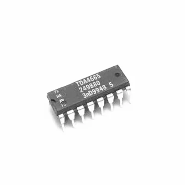 10 PCS TDA4665 DIP-16 TV cor circuito integrado dinâmico chip IC