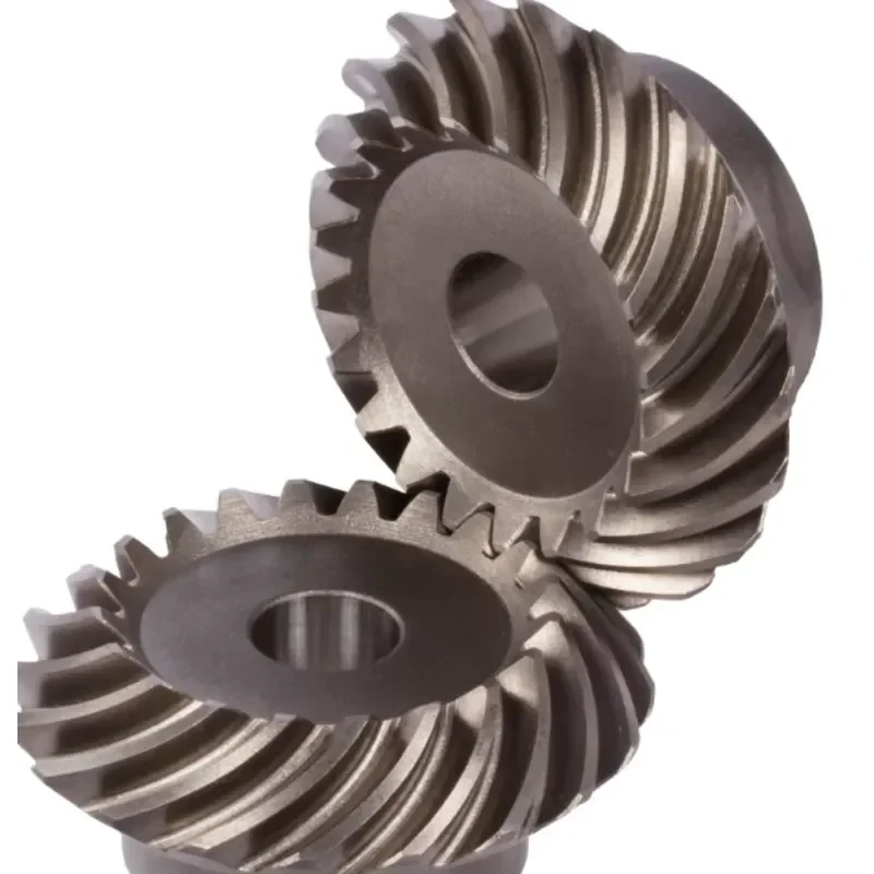 DIN6 Precision Forged Steel Spiral Bevel Gear - Custom Carburized Hardened Crown Wheel & Pinion Set for Reducer & Axle