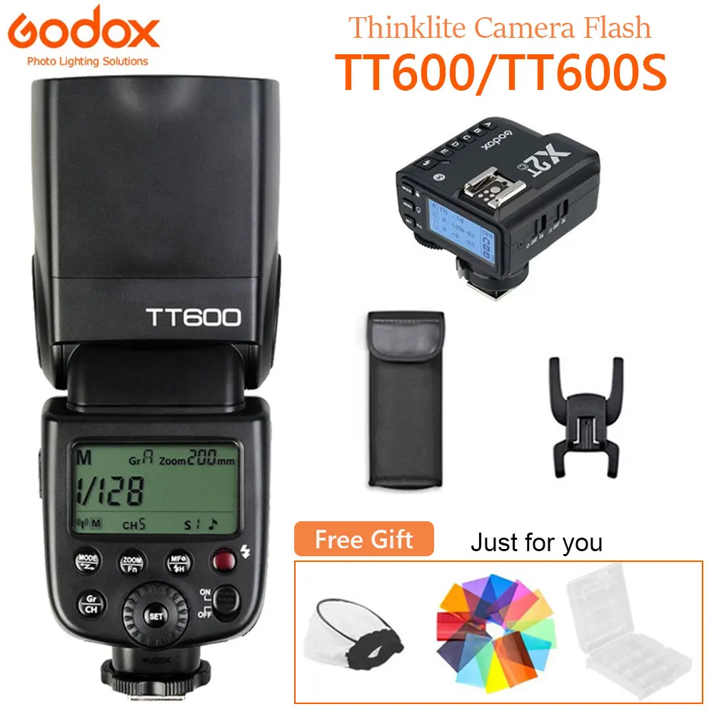 

Godox TT600 TT600S Camera Flash 2.4G Wireless HSS GN60 Master/Slave LED Speedlite for Canon Nikon Sony Pentax Olympus Fujifilm