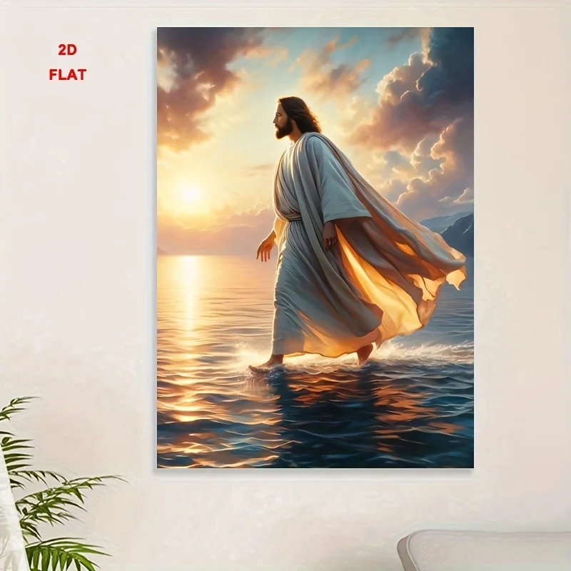 الرجال المعتقدات الدينية المشارك قماش جدار الفن لديكور المنزل ، ملصق جدار ديكور قماش يطبع لغرفة المعيشة غرفة نوم المطبخ O