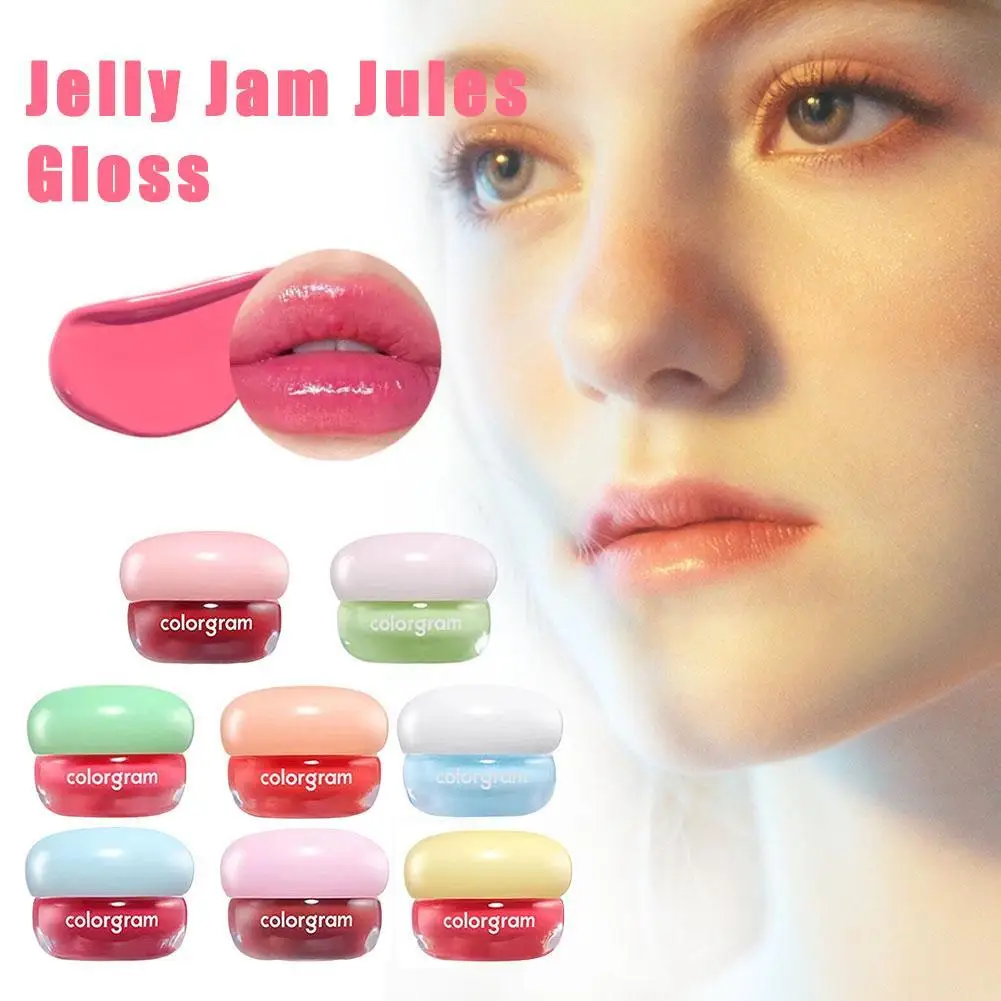 

Colorgram Jelly Jam Lip Gloss Plumper Lip Tint Water Glossy Mirror Moisturize Lip Balm Lip Glaze Korean Lipgloss Makeup 8 Color