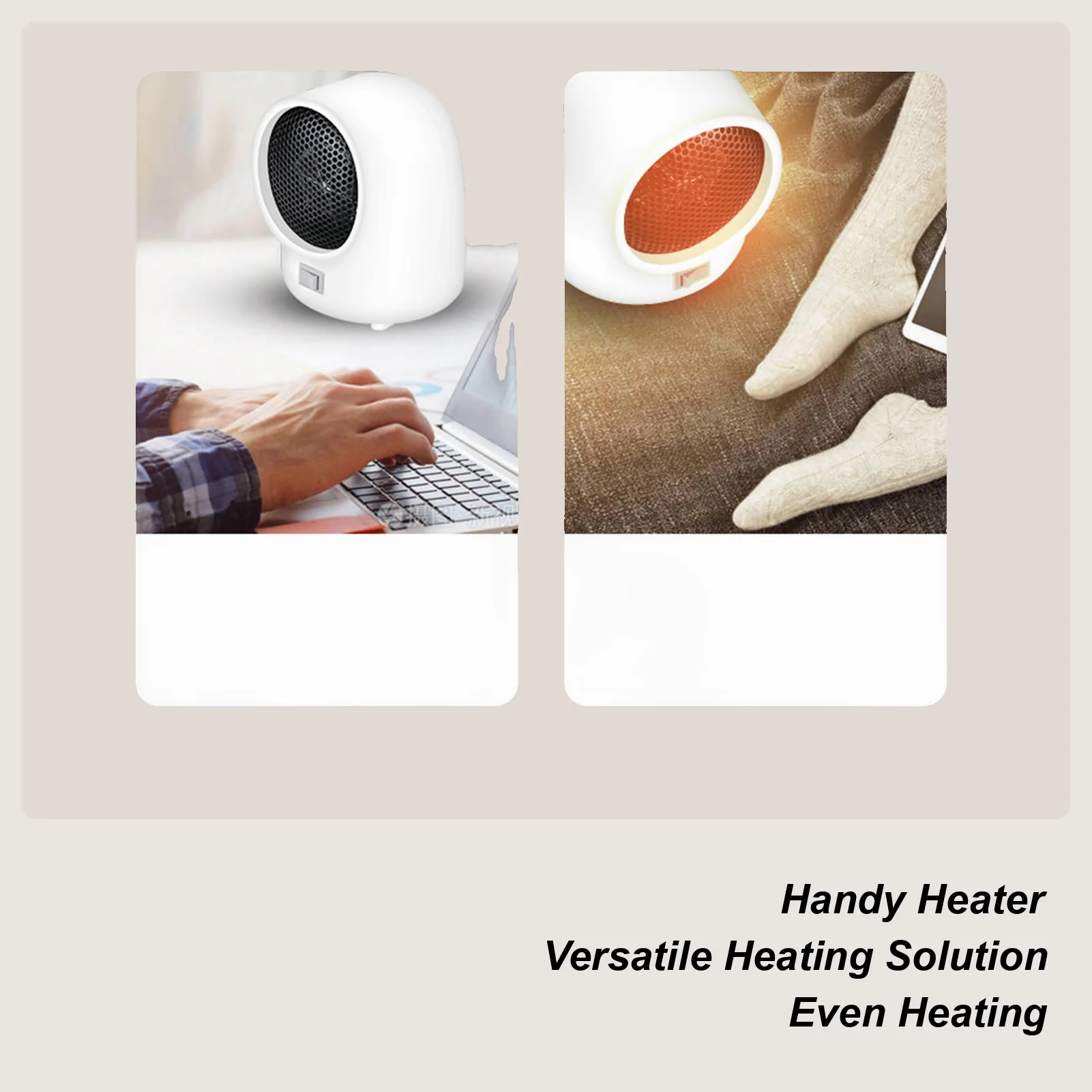 

Small Space Heater Fast Heating Desk Space Heater Portable Even Heating Cold Weather Warming Machine with Adjustable Temperature