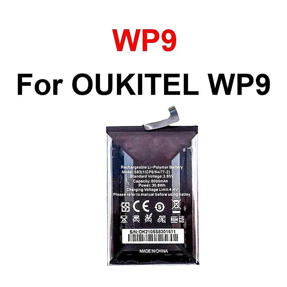 

Eco-Friendly Mobile Phone Battery For OUKITEL WP9 Powerful