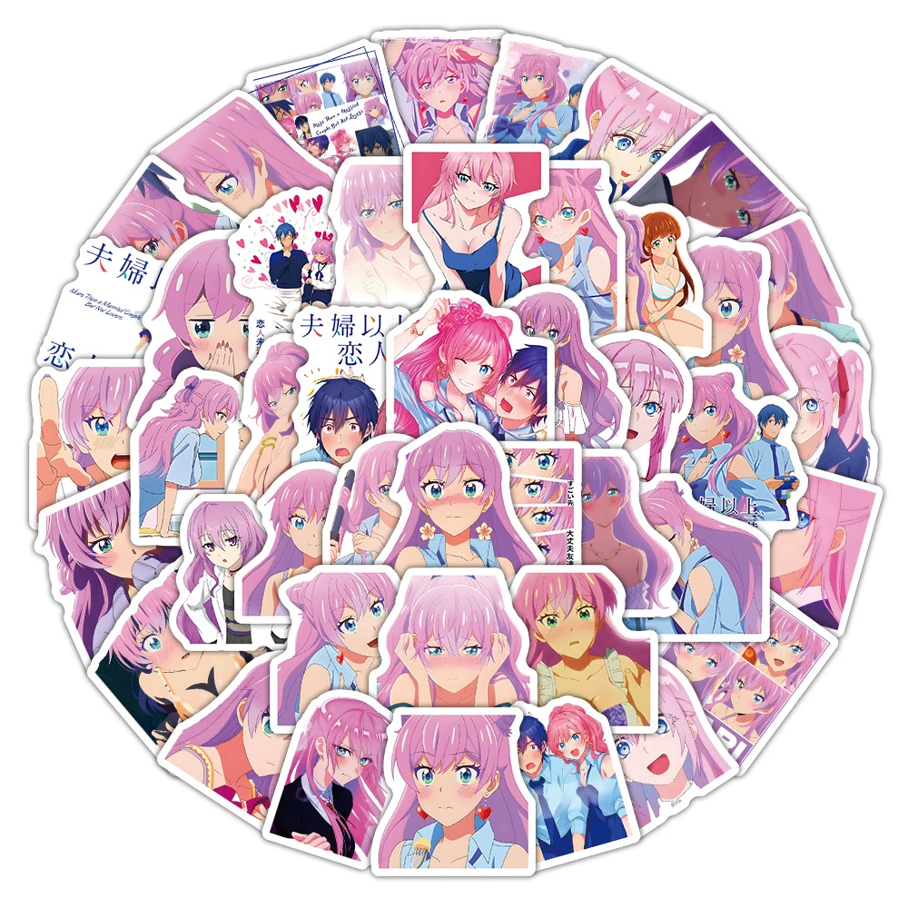 10/30/50/100pcs More Than a Married Couple But Not Lovers Stickers Akari Jirou Anime Sticker Scrapbooking Wall Laptop Decoration