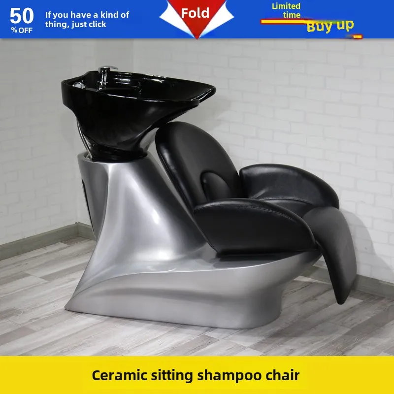 Japanese semi-reclining shampoo bed