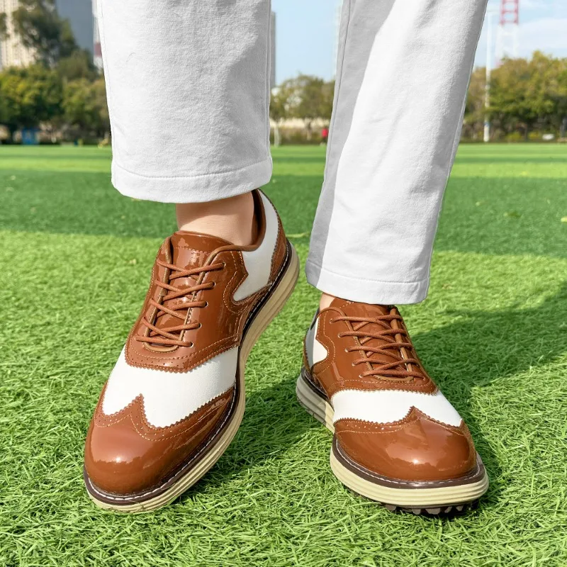 Classic Brand Men Golf Training Designer Sport Shoes for Mens Good Quality Outdoor Lawn Non-Slip Athletic Sneakers Lightweight