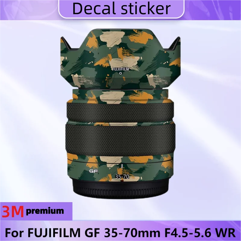 For FUJIFILM GF 35-70mm F4.5-5.6 WR Lens Sticker Protective Skin Decal Film Anti-Scratch Protector Coat GF35-70 GF35-70MM