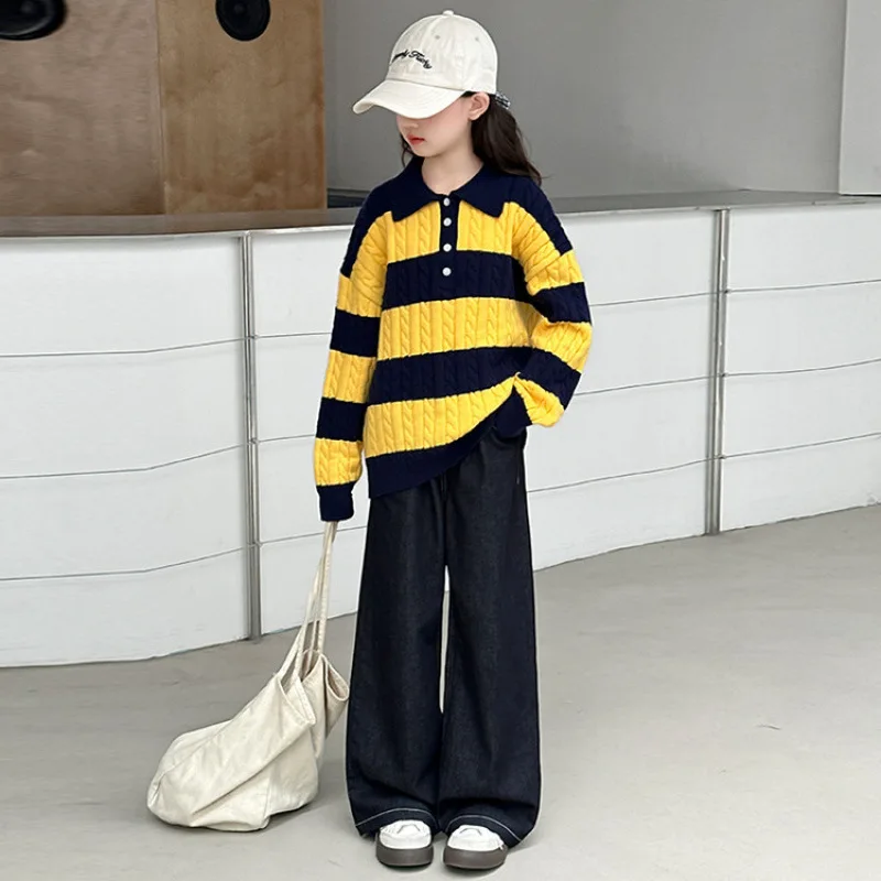 conjunto-de-otono-para-nina-escolar-sueter-de-punto-con-cuello-vuelto-a-rayas-para-nina-de-4-a-14-anos-conjunto-de-2-uds-de-jean-de-pierna-recta-para-adolescente