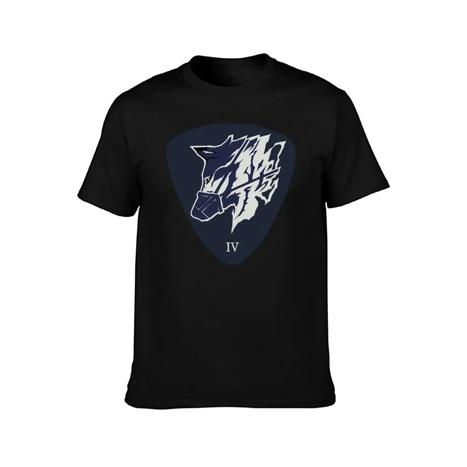Rusty V.IV Emblem Symbol Icon Armored Core VI T-Shirt, Summer Casual Cotton Tee, Oversized Streetwear Tops, Unisex Men Women