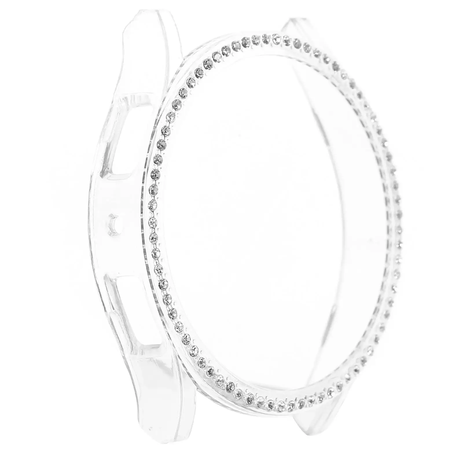 

Bling Watch Case Protective Bumper Cover 40mm Shell Film Frame Lightweight Scratch Shock Resistance Precise Fit Women