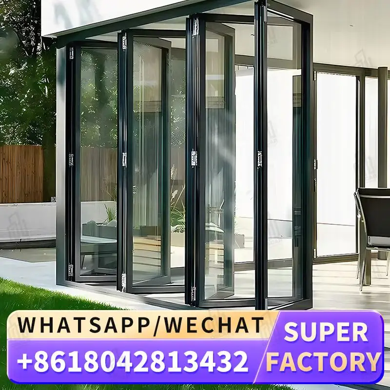 

Customizable Factory Made Foldable Windows Door Ideal for European Commercial Spaces Creative Solution Windows Foldable door