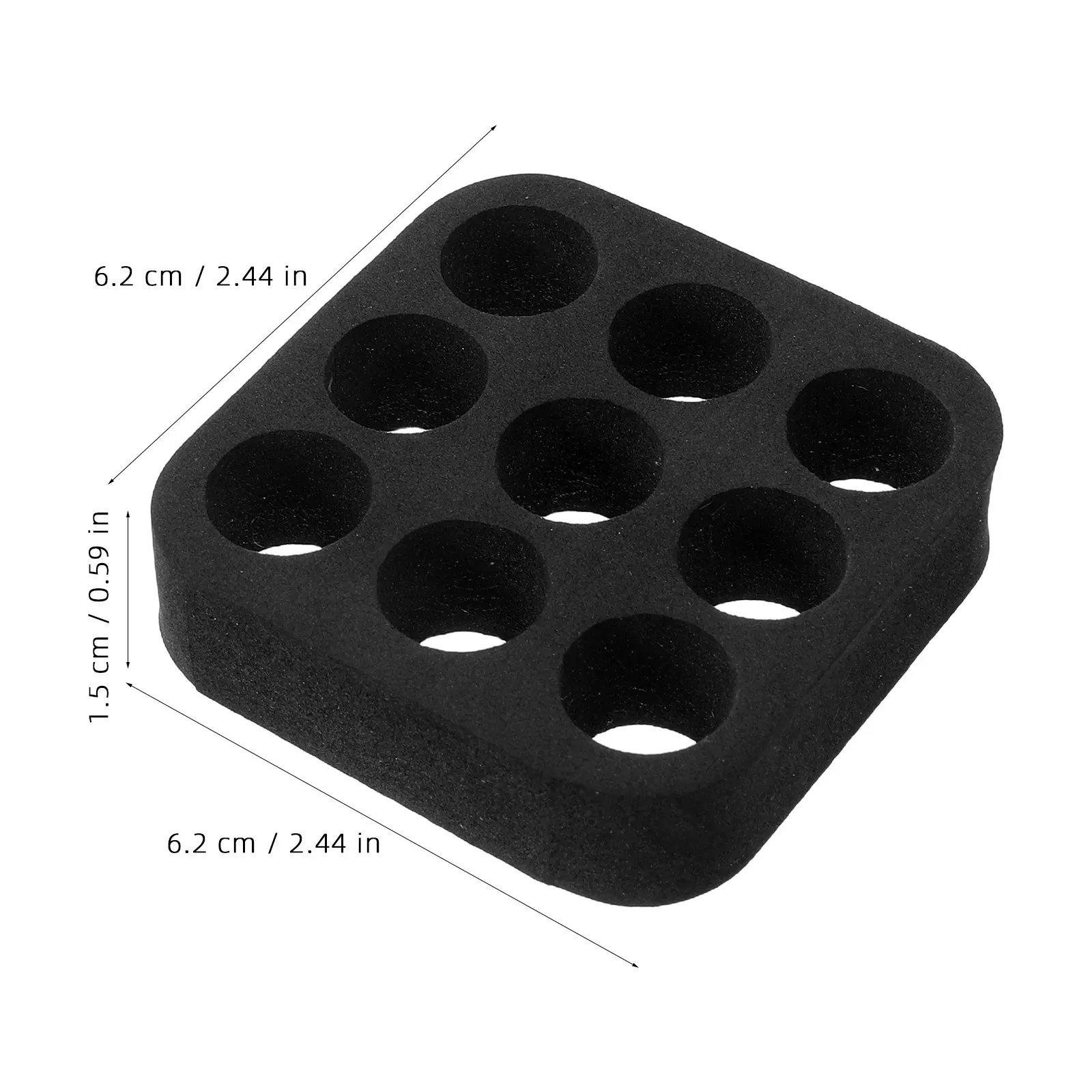 10Pcs Essential Oils Organizer Holder Foam Pad Eva Cushion Insert for Sample Bottles Vial Storage Perfume Nail Polish Case