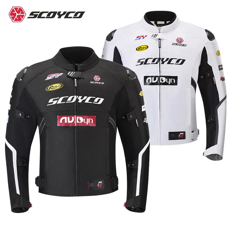 

SCOYCO Summer Mesh Motorcycle Jacket Breathable Motocross Riding Gear CE Protection Anti-fall Street Bike Racing Coat Men's Ride