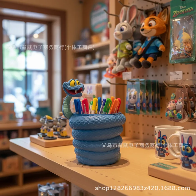 新しいズートピア 2 映画ゲイリーポップコーンバケット周辺製品おもちゃペンホルダー蛇動物モデルファン子供プレゼントギフト