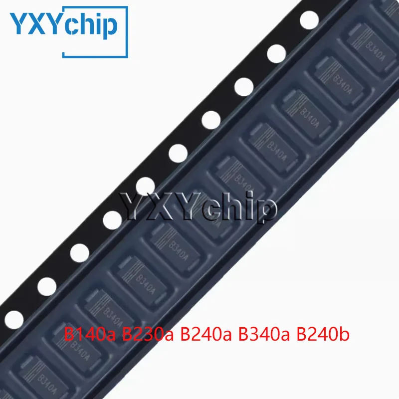 Diodo de Schottky, novo, original, 1A, 2A, 3A, 30V, 40V, B140a, B230a, B240a, B240a, B240a, B240ac, Sma, Do-214ab, Smb, 20pcs