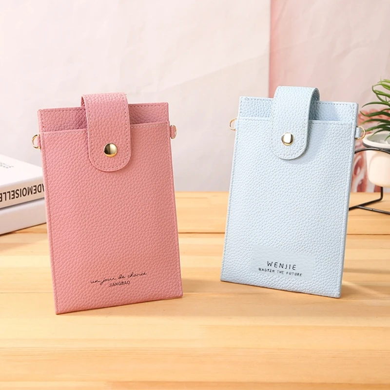 Female Bag Girls Cell-phone Pocket Women Small Crossbody Bag Ladies Thin Shoulder Bag Mini Card Purse E74B