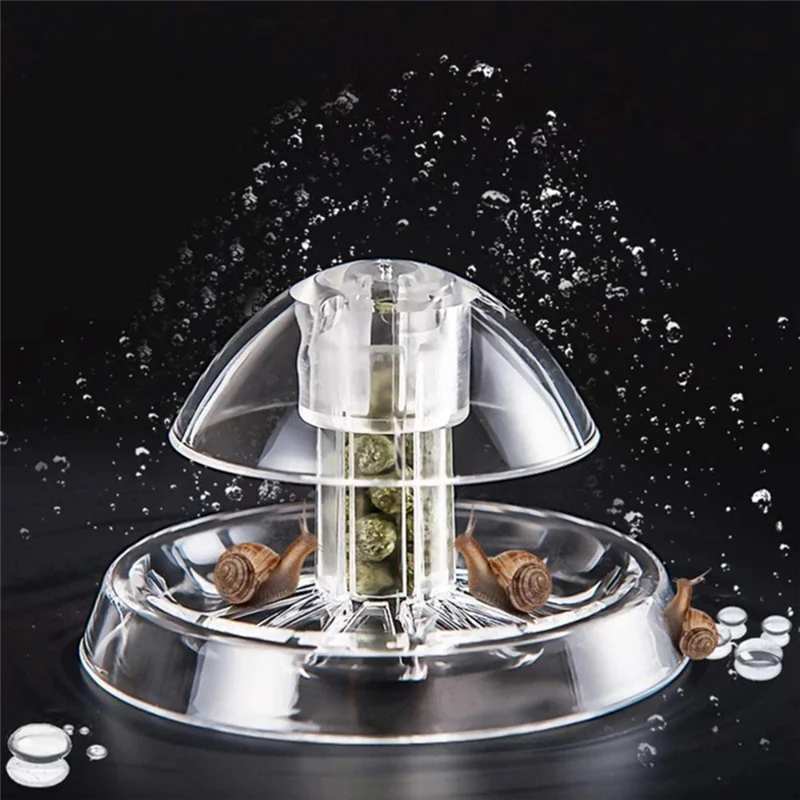 يوصى به بشدة إزالة خزان الحلزون صائد الحلزون لالتقاط الخزان في الخزان الشفاف 2 قطعة