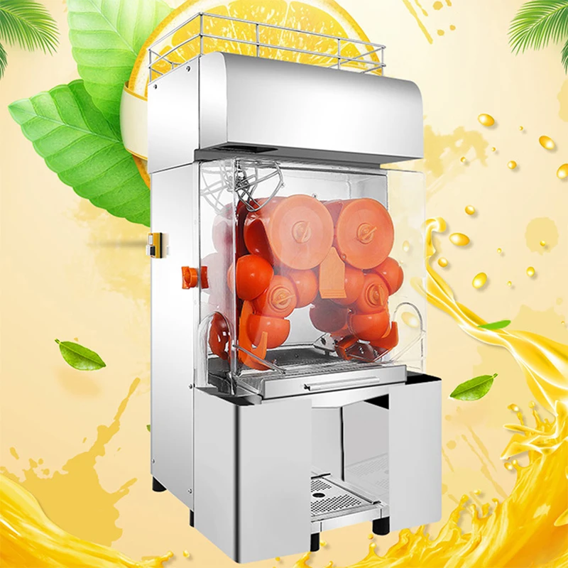 #22-30 Pcs/Min Electric Orange Squeezer Juice Fruit Maker Juicer Press Machine Drink for Shop Bar Restaurant Commercial Use