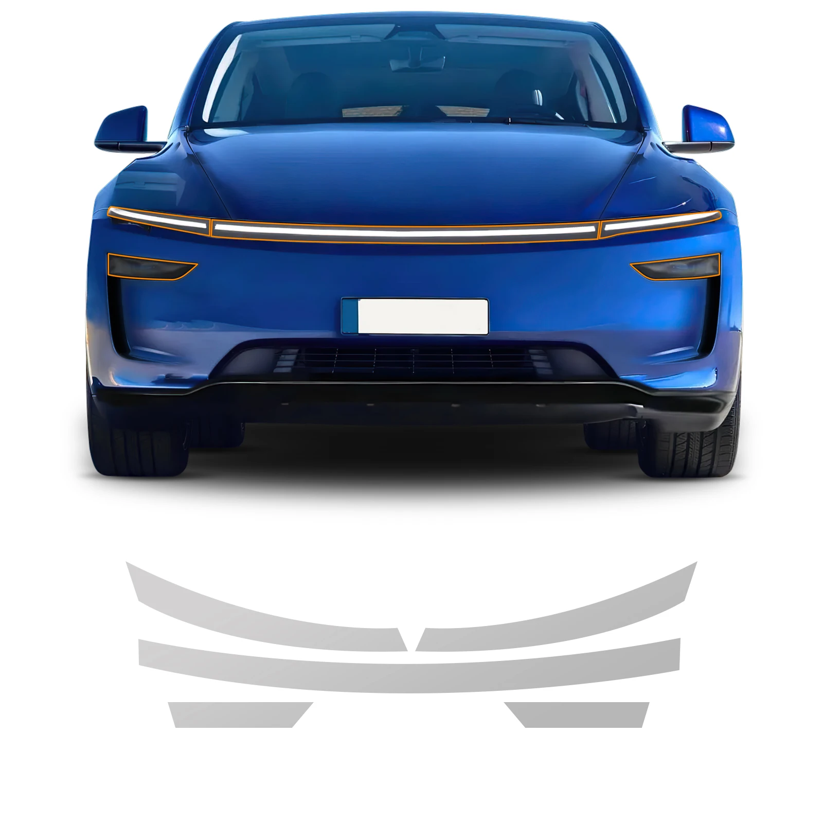 

Для Tesla Model Y 2025 Juniper TPU автомобильная фара заднего вида для стойки B, защитная пленка от царапин