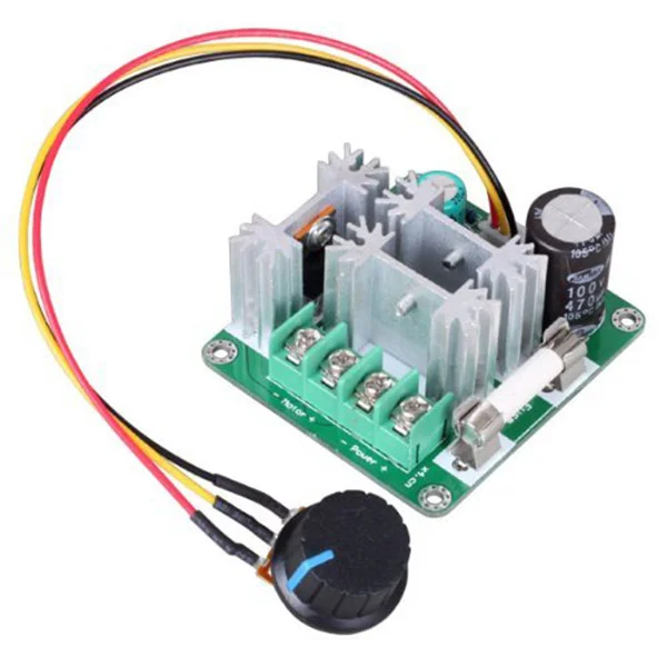 

1pcs Dc Motor Controller 6V-90V 15A High Efficiency Pump Control Module For Motor Speed Regulator Reverse Polarity Protection