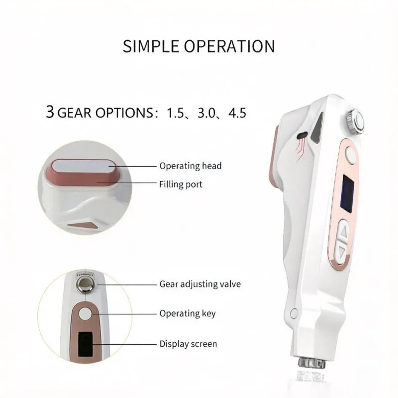 HIFU Beauty Handheld Device For Facial Lifting, Thinning Fine Lines, Brightening The Skin, Mini Beauty Device view 5