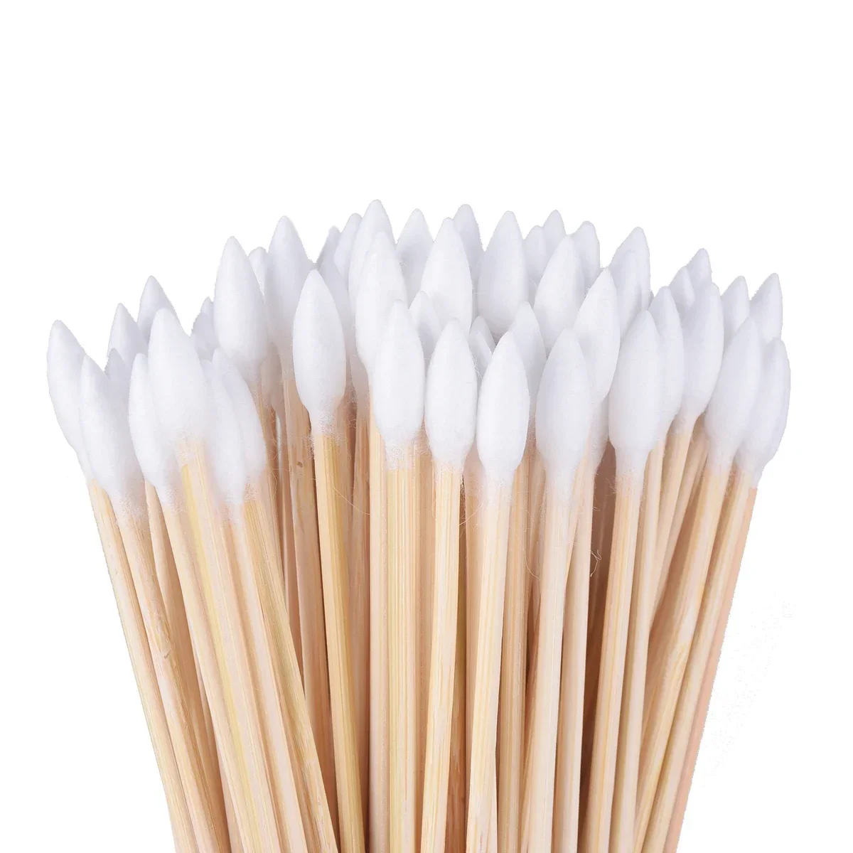 100/200pcs 6 Inch Long Tactical Cleaning Cotton Swabs Cleaning Kit Mat For AR15  M4A1 AK74 AK47 Remington 870 Colt 1911 view 3