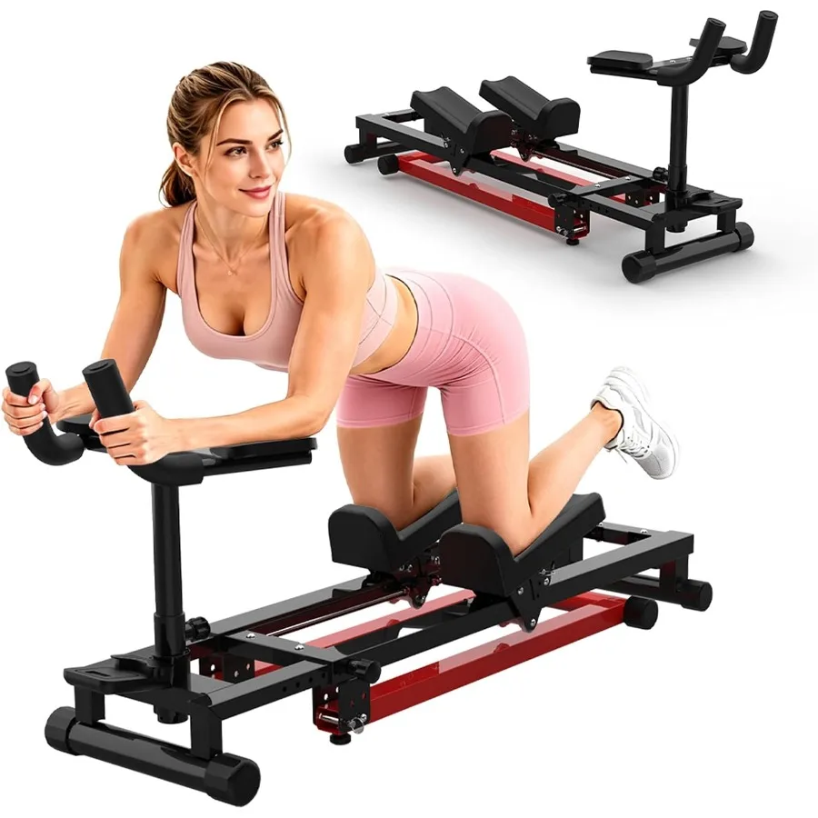 3-in-1 Crawling Workout Machine: Stair Stepper, Back Stretcher & Core Twister with Adjustable Resistance for Cardio, Spine Relief, Waist Toning
