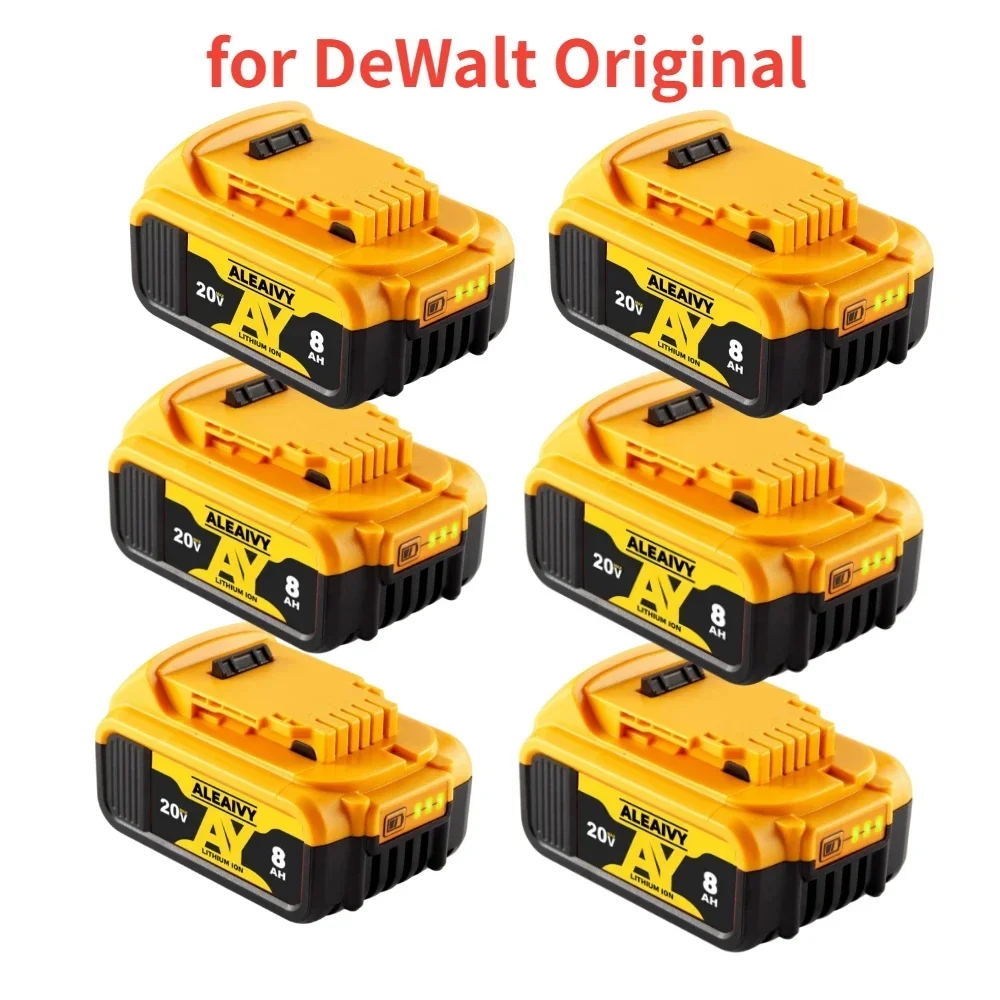 

Сменная литиевая батарея для электроинструмента DeWalt DCB184 DCB181 DCB182 DCB200 20 в 6A 8A 12A 18 в 20 в