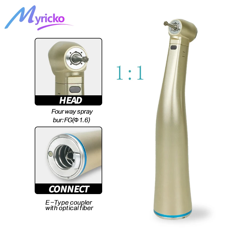 Dentistry Against Angle 1:5 1:1 Low Speed Implant Handpiece Fit Dental Electric Motor Products Dentist Tips E-Type Connection