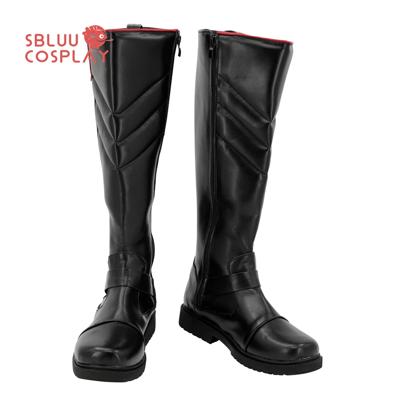 أحذية SBluuCosplay Trilla Suduri التأثيرية أحذية سوداء مصنوعة حسب الطلب