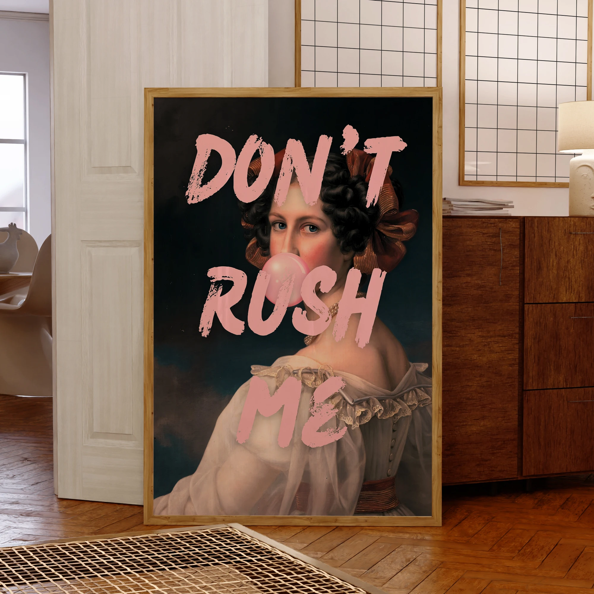 Modern Retrato Vintage Don\'t Rosh Me Creativo Wall Art Prints Canvas Painting Poster Picture For Living Room Home Decor