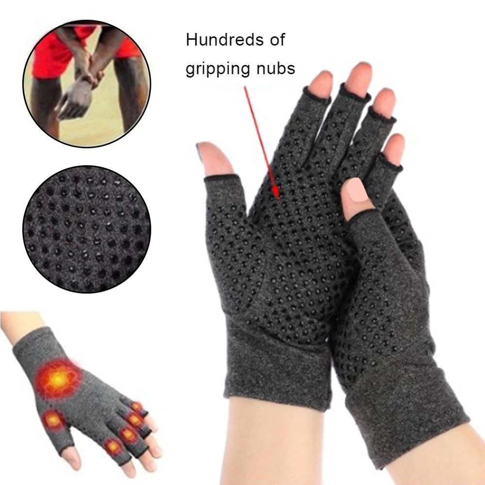 Tcare 1Pair Anti Arthritis Health Compression Therapy Gloves Rheumatoid Hand Pain Wrist Rest Sport Safety Glove Comfortable New