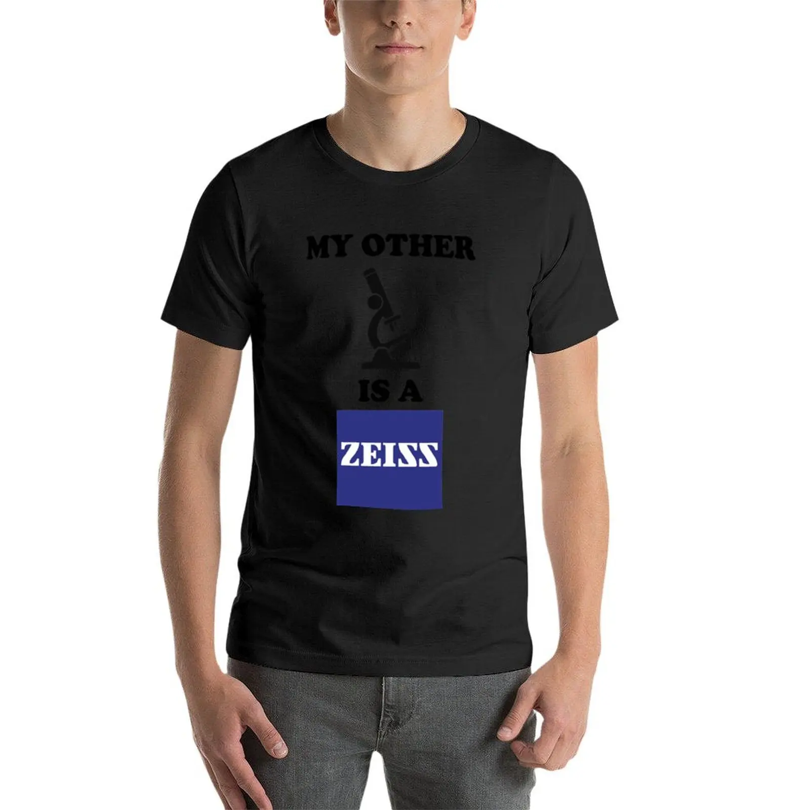 Microscope Nerd T-Shirt summer clothes Short sleeve tee oversizeds workout shirts for men