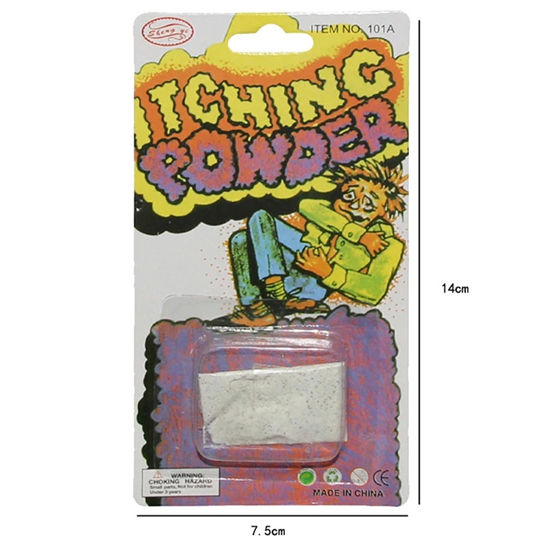 Itch Powder Prank Itch, Piada engraçada, Truque Mordaça, Novidade Toy, Gadgets Party for Kid, Adulto