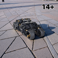 2049 PCS Ornaments Tumbler Black Sports Car Compatible 76240  Home Decoration Birthday Christmas Gift