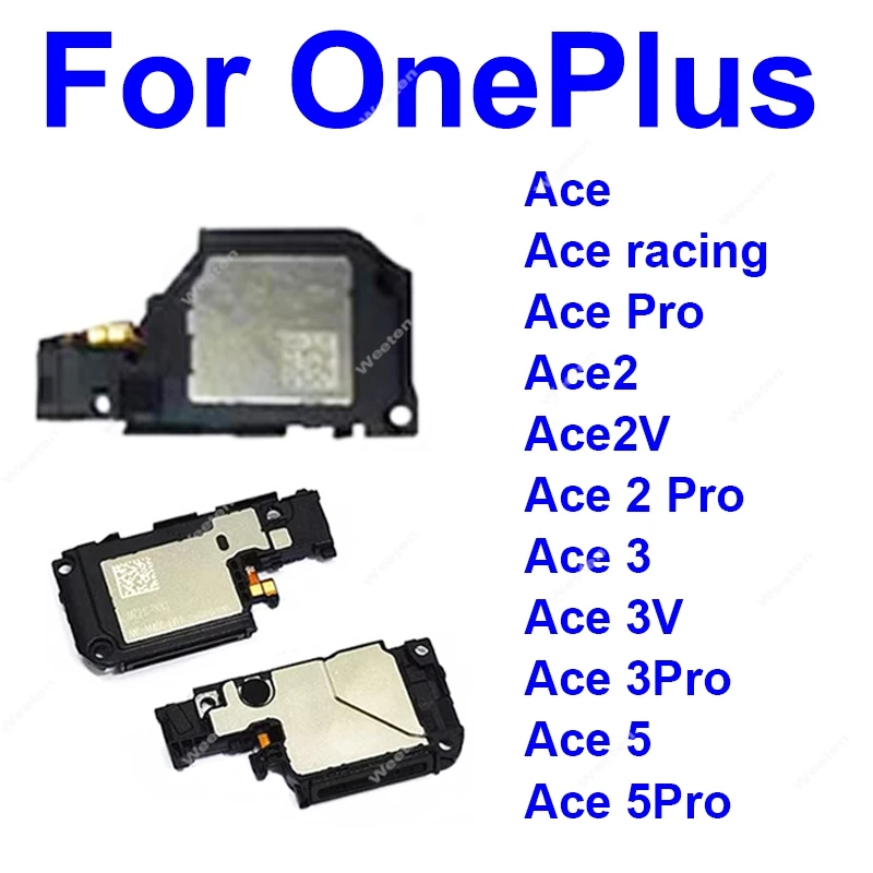 

Speaker Buzzer For Oneplus Ace Pro Ace 2 2V 3 3V Pro 3Pro 5 Pro Ace Racing Louder Speaker Bottom Loudspeaker Ringer Sound Parts