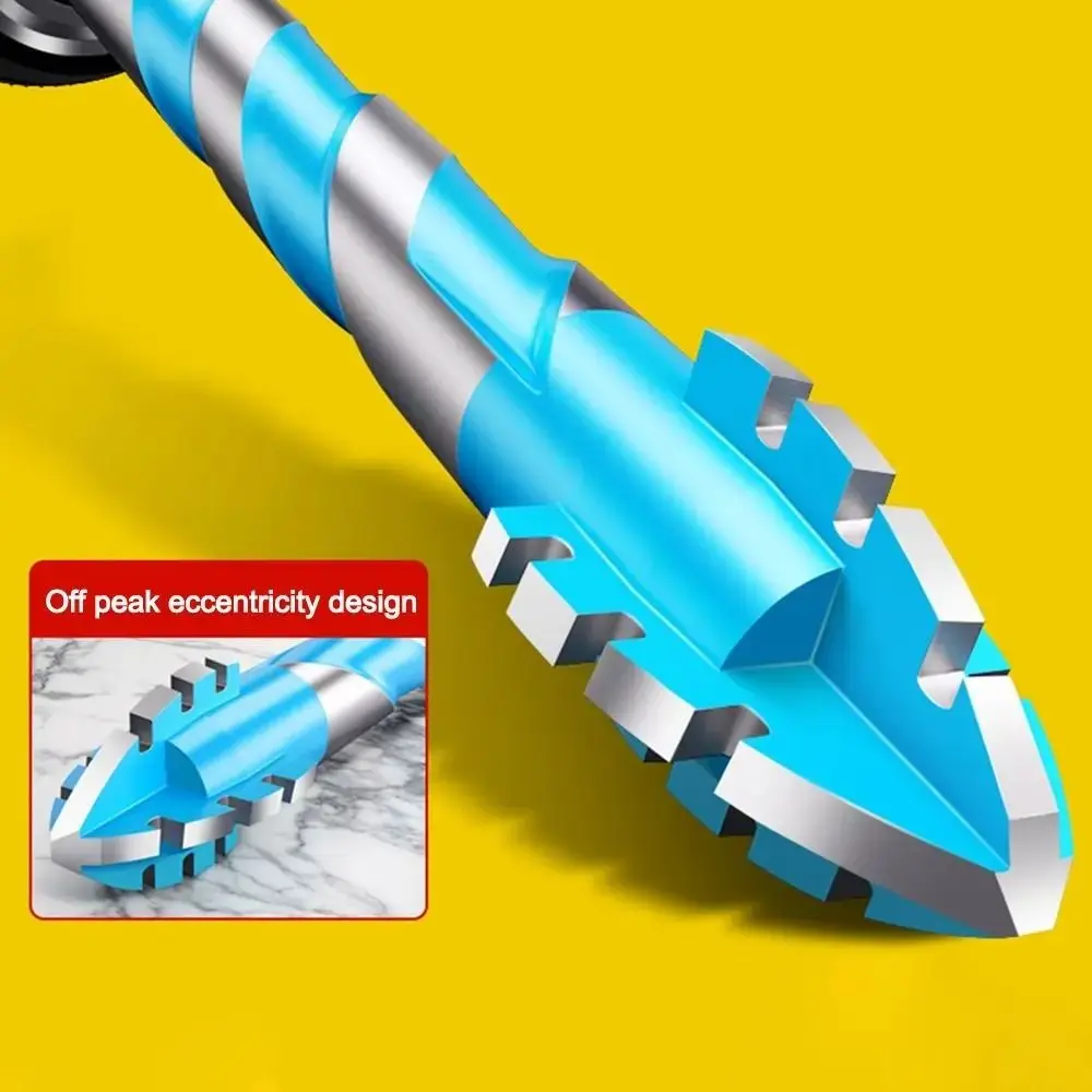 

Four-Edged Triangle Tile Drill Set High Hardness Hole Opener Eccentric Drill 6/8/10/12mm Precision Drilling Tile Drill Bit Tile