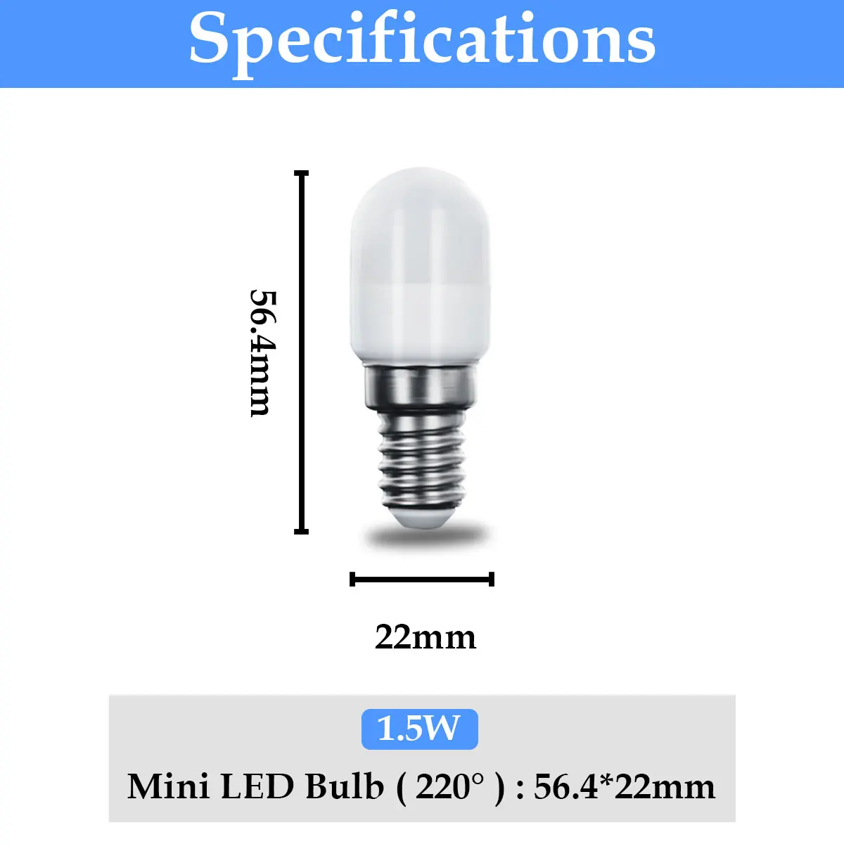 6PCS LED mini corn lamp Refrigerator lamp 220V silica gel glass E14 1.5W 3W 4W non-strobe warm white light suitable for crystal