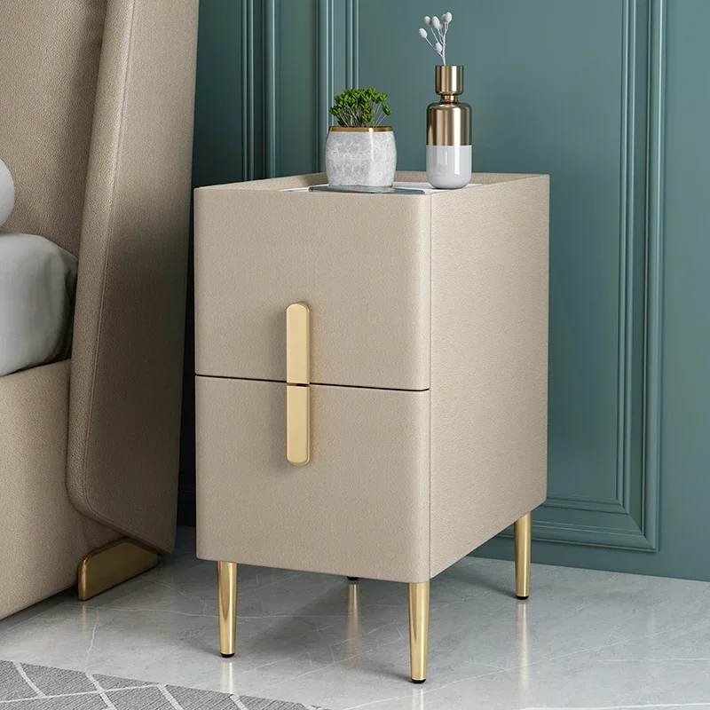 Open Cabinets Bedside Cabinet Narrow Bedroom Closets Side Table Bed Room Designer Desk Drawer Nightstands Mini Small Night Sofa