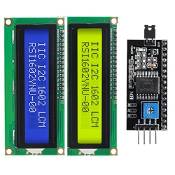 Pantalla LCD LCD1602 para Arduino, módulo 1602, azul/verde, 16x2 caracteres, PCF8574T, PCF8574, IIC, I2C, interfaz 5V