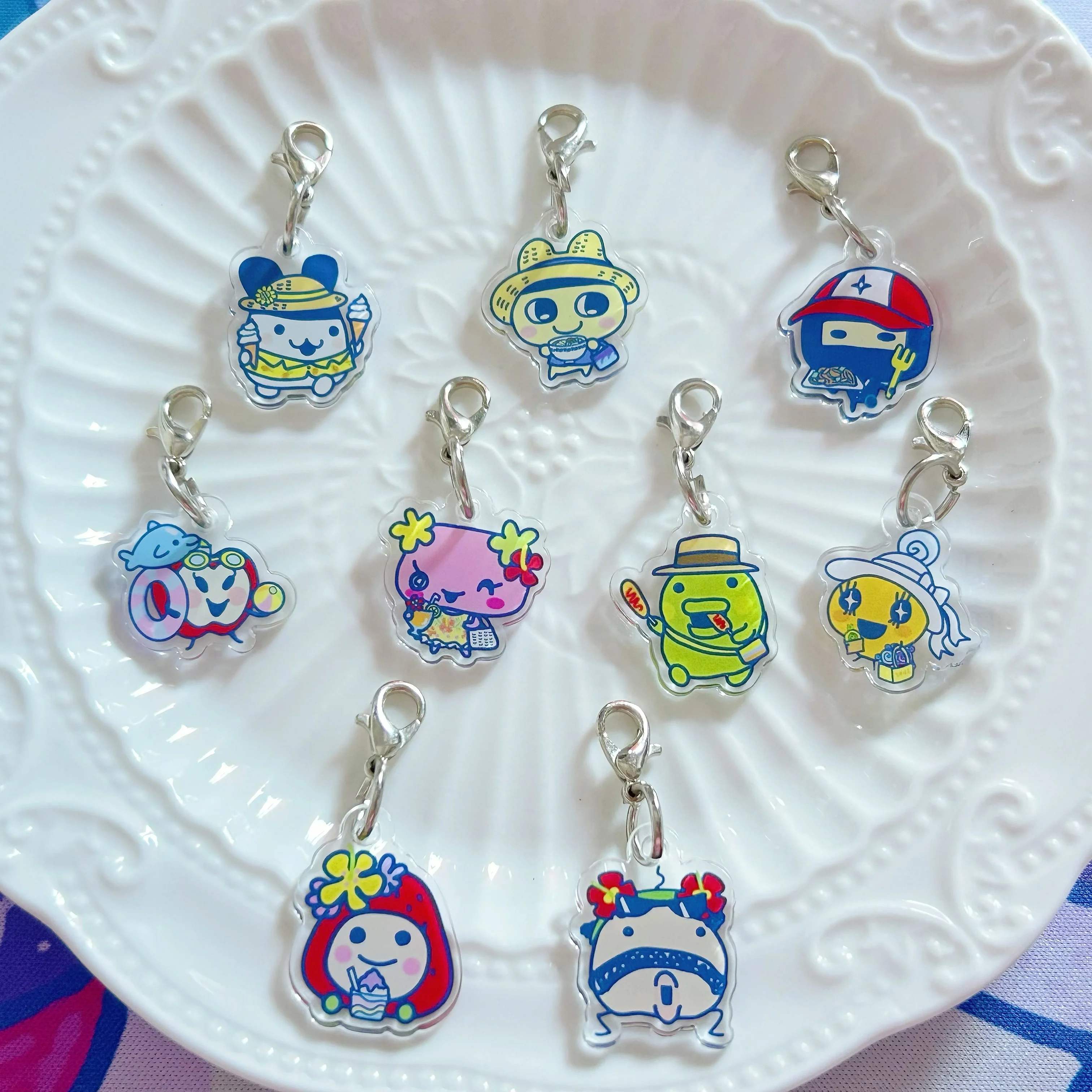 

Тамагочи Набор подвесок - Манетачи Мечетчи Купатти Хахатчи нинjatчи