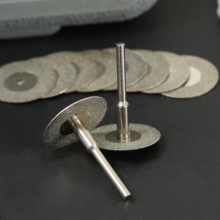 30Mm Diamondตัดแผ่นดิสก์ล้อชุดใบมีดสำหรับเจาะหัตถกรรมเครื่องมือโรตารี่